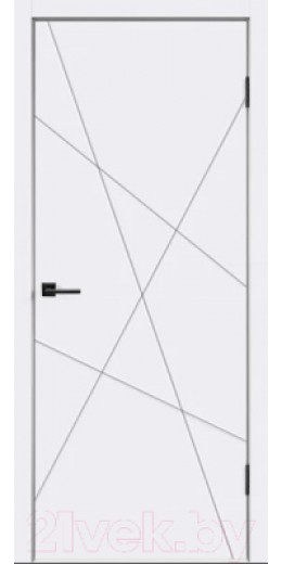 Дверь межкомнатная Velldoris Эмаль Scandi S 80x200 врезка (белый)