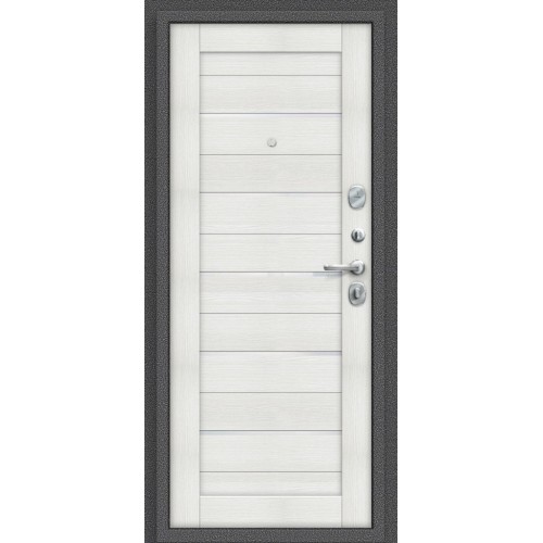 Входная
                    дверь el`Porta Porta S 104.П22 Антик Серебро/Bianco Veralinga