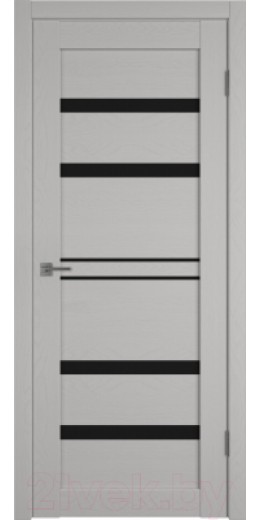 Дверь межкомнатная Atum Pro Х26 80x200 (Griz Soft/Black Gloss)
