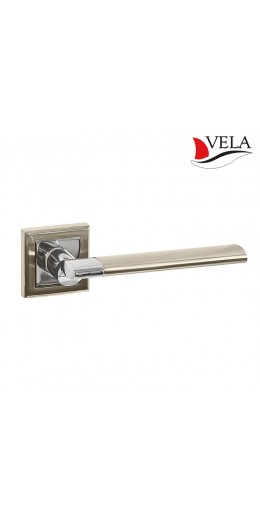 Ручки дверные Vela (Вела) Лигурия NIS/NI матовый никель / никель