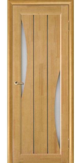 Дверь межкомнатная Vi Lario ЧО Вега 4 80x200 (светлый орех)