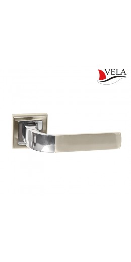Ручки дверные Vela (Вела) Орион NIS/NI матовый никель / никель