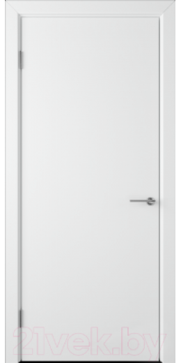 Дверь межкомнатная Colorit К6 ДГ 80x200 (белая эмаль)