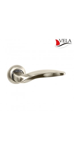 Ручки дверные Vela (Вела) Вита NIS/NI матовый никель / никель