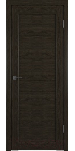 Дверь межкомнатная Лайт 6 80x200 (дуб шоколад)