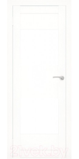 Дверь межкомнатная Юни Flash Eco 16 80x200 (белый/стекло белое)