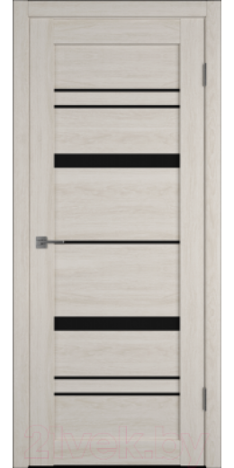 Дверь межкомнатная Atum Pro Х25 80x200 (Scansom Oak/Black Gloss)
