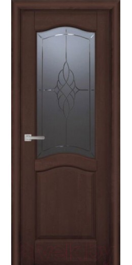 Дверь межкомнатная Vi Lario ДО Лео 80x200 (венге)