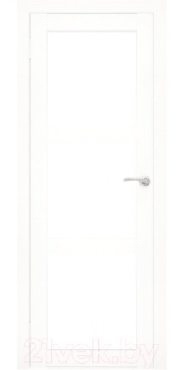 Дверь межкомнатная Юни Flash Eco 20 80x200 (белый/стекло белое)