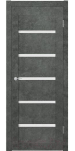 Дверь межкомнатная Stark ST8 ДО 60x200 (бетон темный)