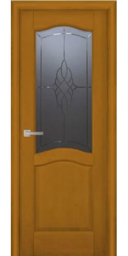 Дверь межкомнатная Vi Lario ДО Лео 80x200 (медовый орех)