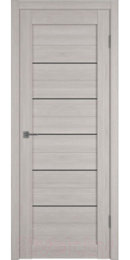 Дверь межкомнатная Atum Pro AL6 80x200 (Stone Oak/молдинг черный)