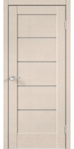 Дверь межкомнатная Velldoris SoftTouch Premier 1 80x200 (ясень капучино структурный/мателюкс)