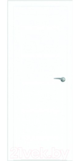Дверь межкомнатная Юни Flash М01 Eco 80x200 (белый/стекло белое)